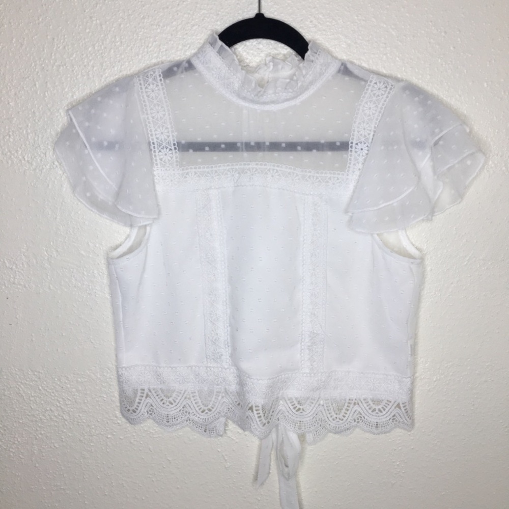 Mi Ami Adorable White Top S